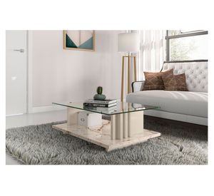 Mesa centro Frizz Calac blanco