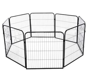 Corral para mascota 60x60 cm negro