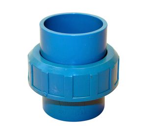 Unión Americana hidráulica para cementar 20 mm celeste