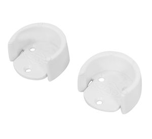 Soporte barra blanco x2 unidades Dvp