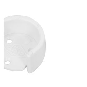 Soporte barra blanco x2 unidades Dvp