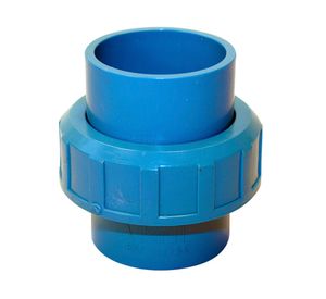 Unión Americana hidráulica para cementar 50 mm celeste