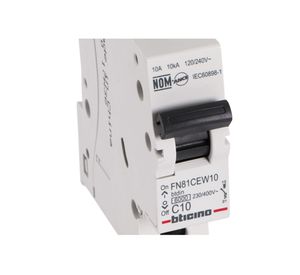 Interruptor automático 10 a termomagnético Bticino