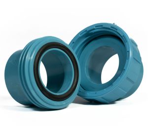 Unión Americana hidráulica para cementar 40 mm celeste