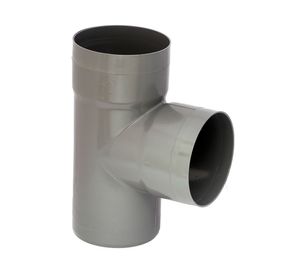 Tee sanitario PVC 50x50 mm gris