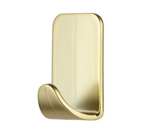 Gancho metálico pequeño dorado 4 unidades