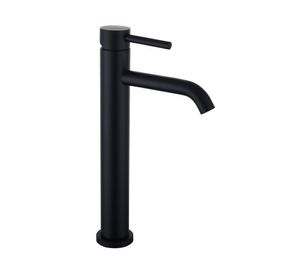 Monomando lavamanos Sensus alto Negro