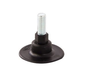 Patín 3/8'' base copa negro Dvp