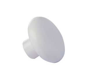 Perilla 38 mm cristal blanco Dvp