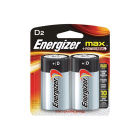Pila alcalina Max D 2 unidades Energizer
