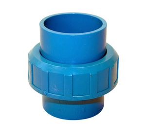 Unión Americana hidráulica para cementar 25 mm celeste