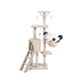 Rascador para gatos claro