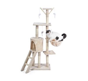 Rascador para gatos claro