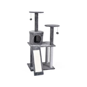 Rascador para gatos gris