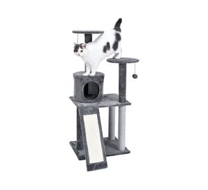 Rascador para gatos gris