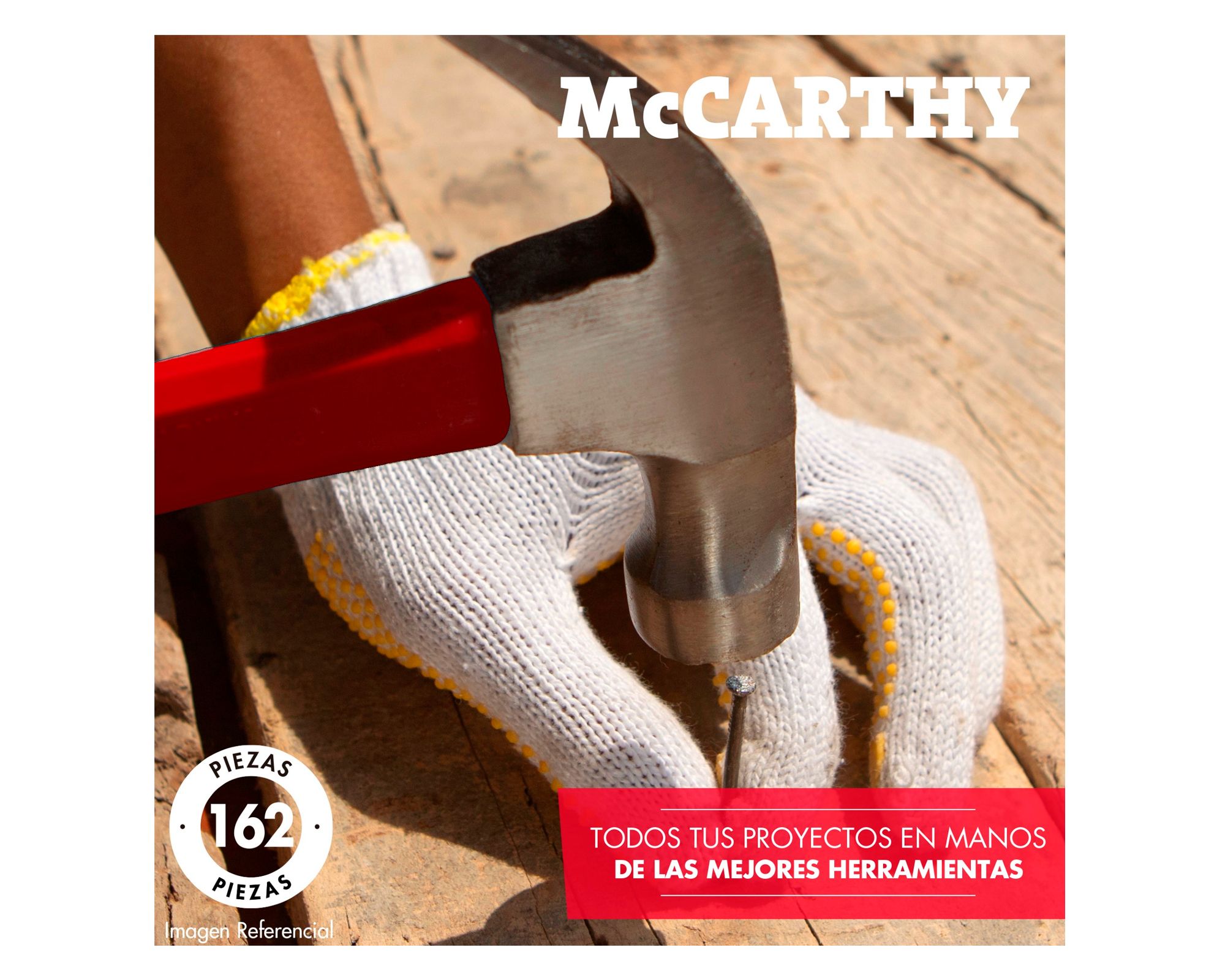 Juego de herramientas 162 Piezas McCarthy | Easy.cl