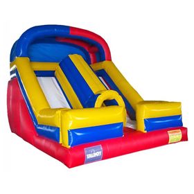 Tobogán inflable 5x4.8x4.3 m Pro doble túnel