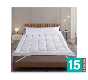 Topper colchón Topper blanco 1.5 plazas