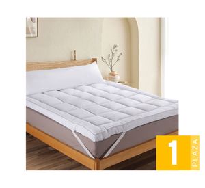 Topper colchón Topper blanco 1 plaza