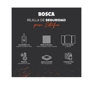 Rejilla de seguridad estufa L 101 61x101 cm