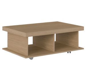 Mesa de centro rectangular Dunas café