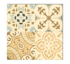 Cerámica para piso/muro Dolcevita mix beige mate 20x20 cm 1 m2