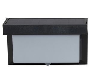 Aplique solar exterior luz fría rectangular