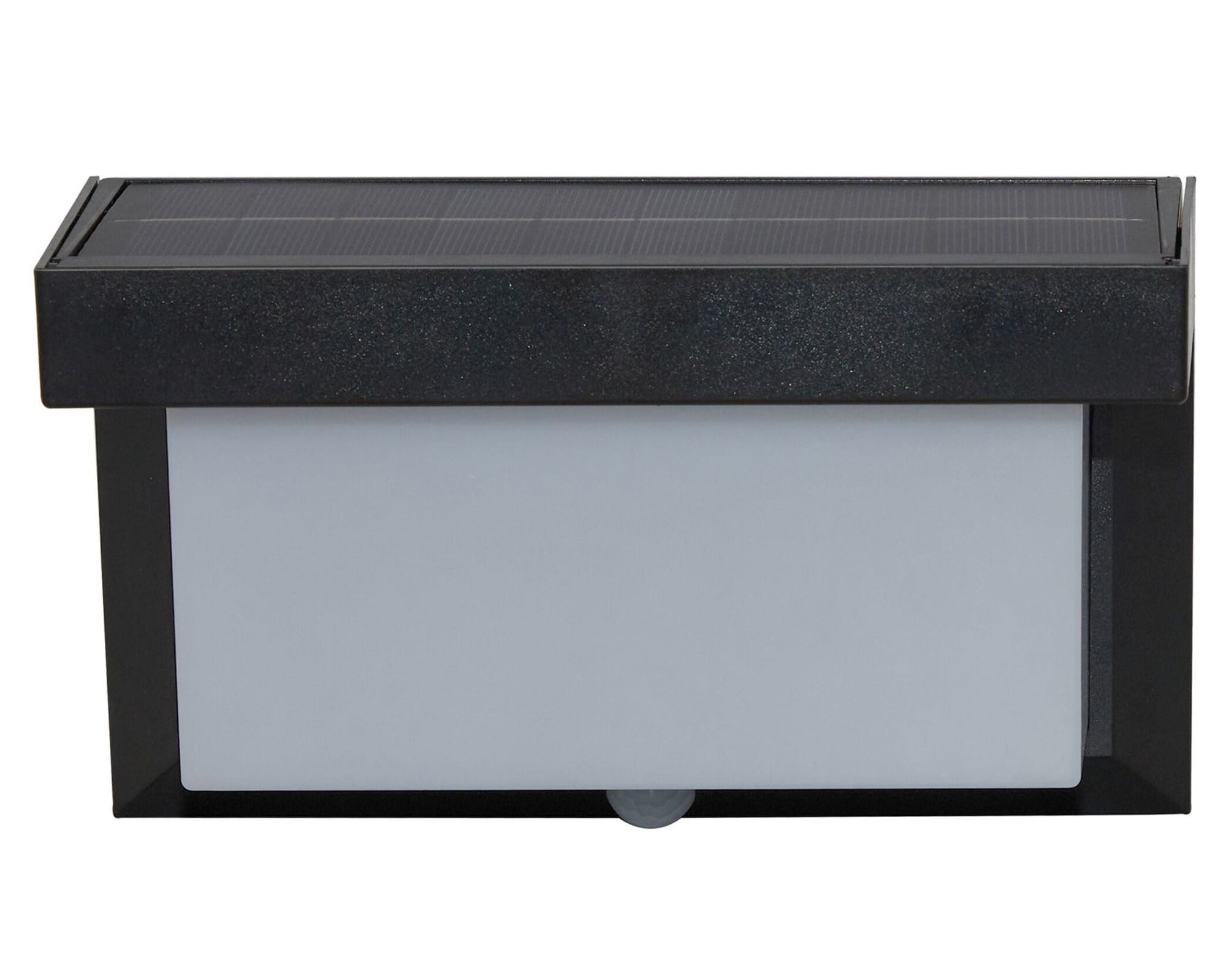 Aplique solar exterior luz fría rectangular