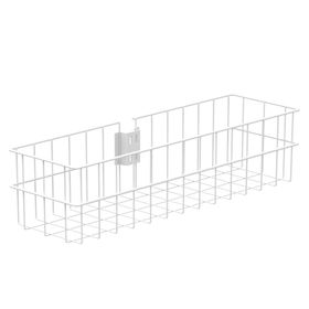 Canasto riel Bajo blanco