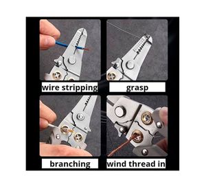 Alicate pelacables multifunción 7''