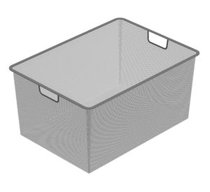 Canasto Malla grafito 28.5x59x42.7 cm