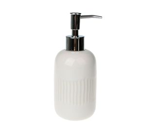 Dispensador jabón Tramas blanco