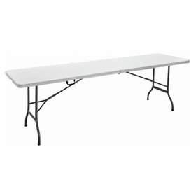 Mesa plegable blanco 72x240x70 cm