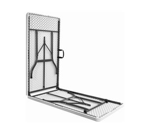 Mesa plegable blanco 72x240x70 cm
