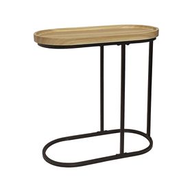 Mesa lateral natural/negro