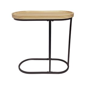 Mesa lateral natural/negro