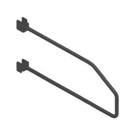 Tope repisa ensamble grafito 2 unidades