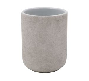 Portacepillos cemento mate