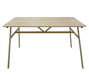 Mesa comedor Rian natural 74x140x80 cm