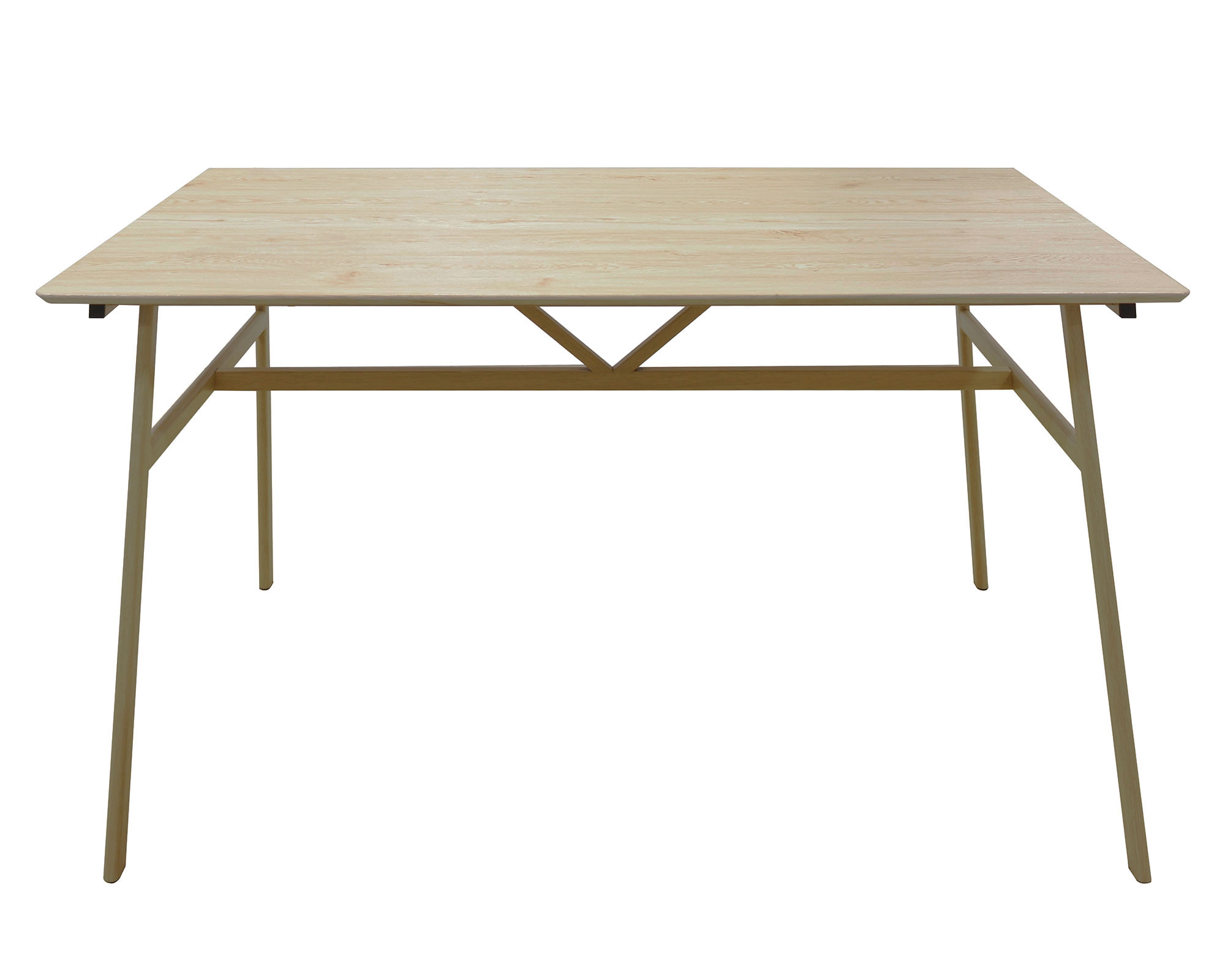 M+Design Mesa comedor Rian natural 74x140x80 cm