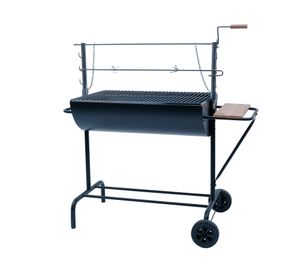 Parrilla carbón Medio tambor XL