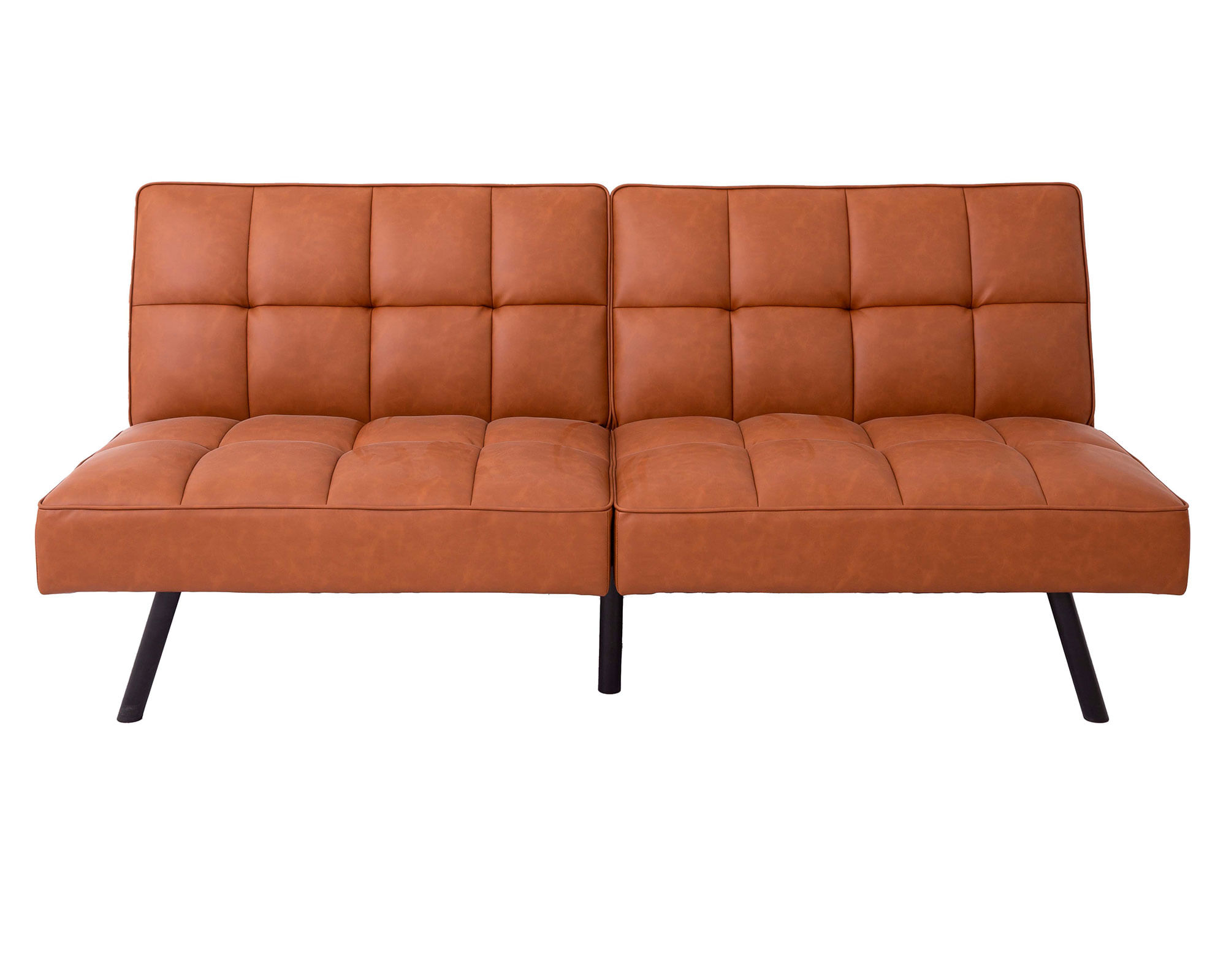 M+Design Futón Quin PU caramel