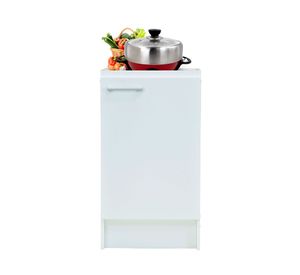 Mueble base lavaplatos 39,5 cm 1 puerta blanco Mobikit