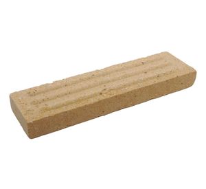 Ladrillo refractario 23 x 6,5 x 2,5 cm fachada liso 10 un Refractario cobian