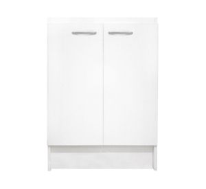 Mueble base lavaplatos 2 puertas Frutillar blanco Mobikit