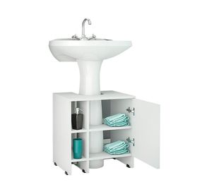 Mueble optimizador baño 1 puerta Bath47-A blanco TuHome