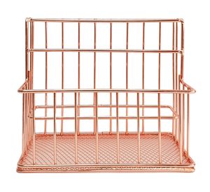 Organizador escritorio metálico rose gold
