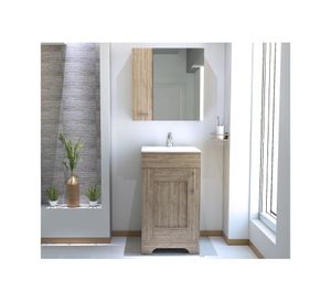 Mueble vanitorio + botiquín espejo TuHome