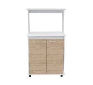 Mueble cocina 2 puertas Kitchen blanco/rovere