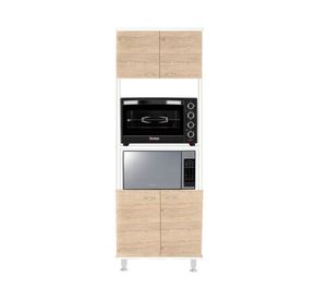 Kit cocina 4 puertas blanco/rovere TuHome